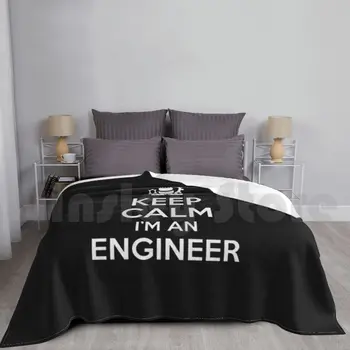 Трай аз съм инженер Одеало за диван Легла Пътуване трай Аз съм Инженер Инженер Инженер Подарък Инженер