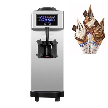Търговска машина за сладолед единствен Главата Автомат за Продажба на сладолед от неръждаема Стомана машини за сладолед, игра на дъска за сладолед