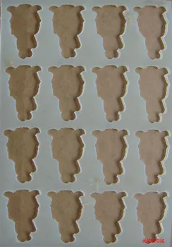 Формата на силиконов гел набор лист прехвърляне на шоколад цвете силиций качеството на храната инсталирана от декорацията на тортата инструменти шоколад капачки анимационен филм
