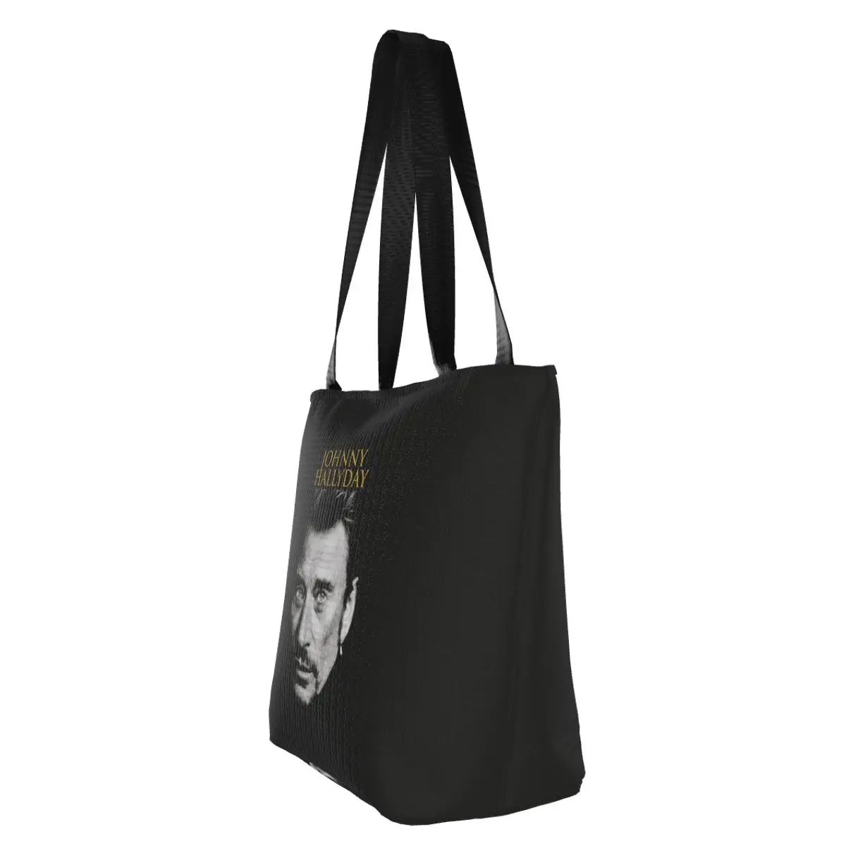 Чанта за момичета от полиестер Johnny Hallyday, женствена чанта за пазаруване, чанта през рамо, холщовая чанта, подарък чанта