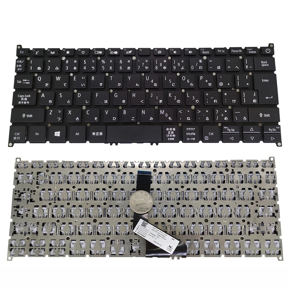 Япония Сменяеми клавиатура за Acer swift 5 SF514-52 52T 59H JP Японската черна клавиатура за лаптоп SV3T-A70B ACM19A10J0 резервни части нови