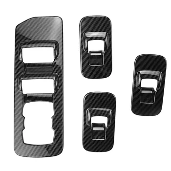 4 бр. Ключа на Прозореца Лента на Прозорец на Конзолата Бутон на Кутията Tirm за Ford F150 Raptor 2015-2020